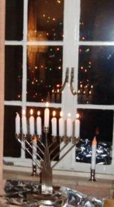 Menorah and Tree