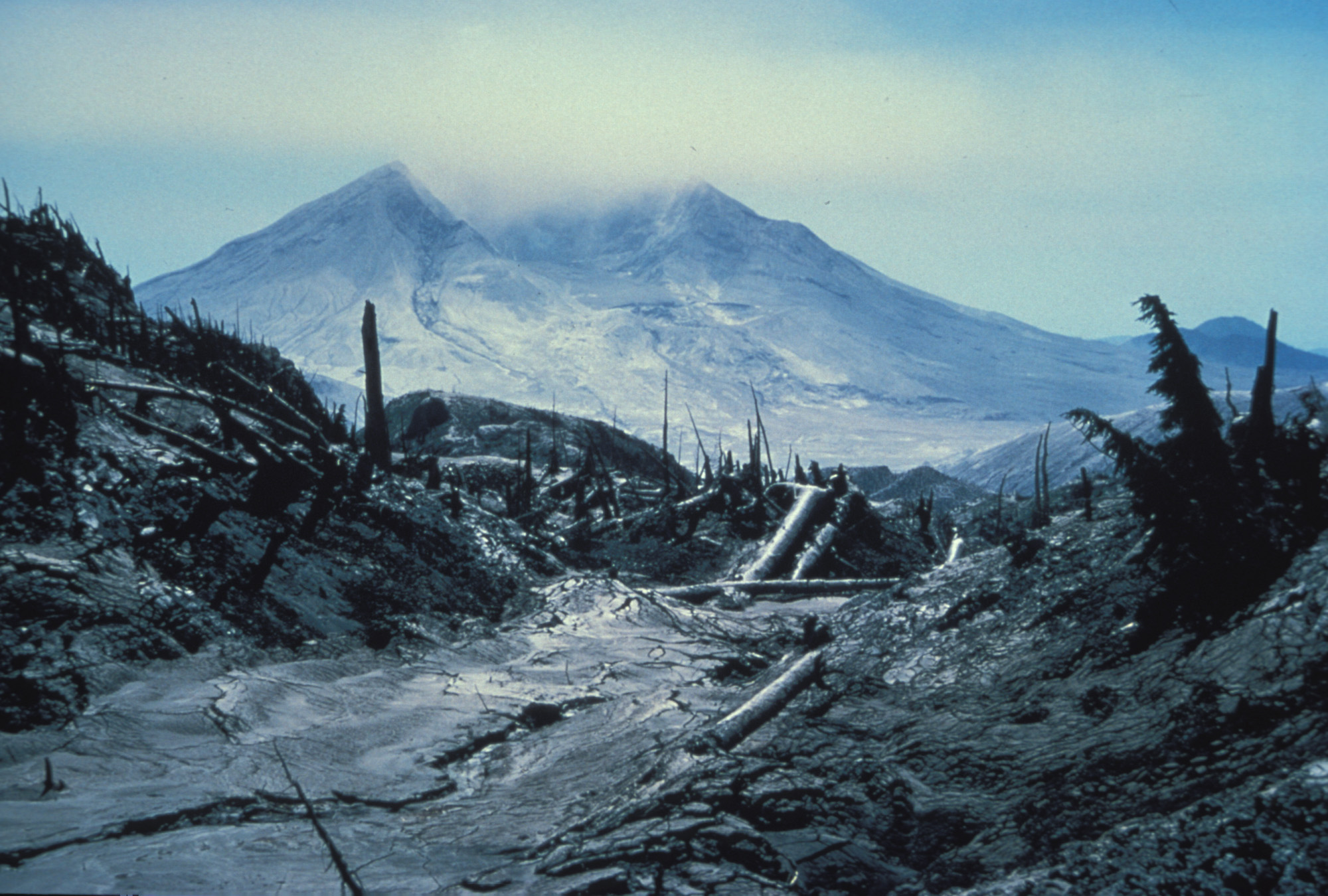 Eruption volcano Mt. St. Helens