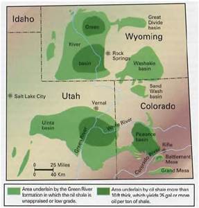 Green River Formation Map